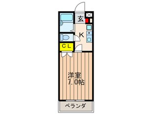 ソレイユ牧野の物件間取画像